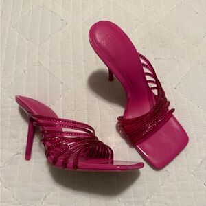 Zara Pink Strappy Heels